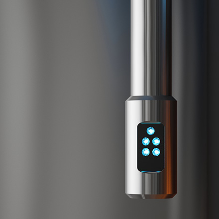 Technologie Iris bleu